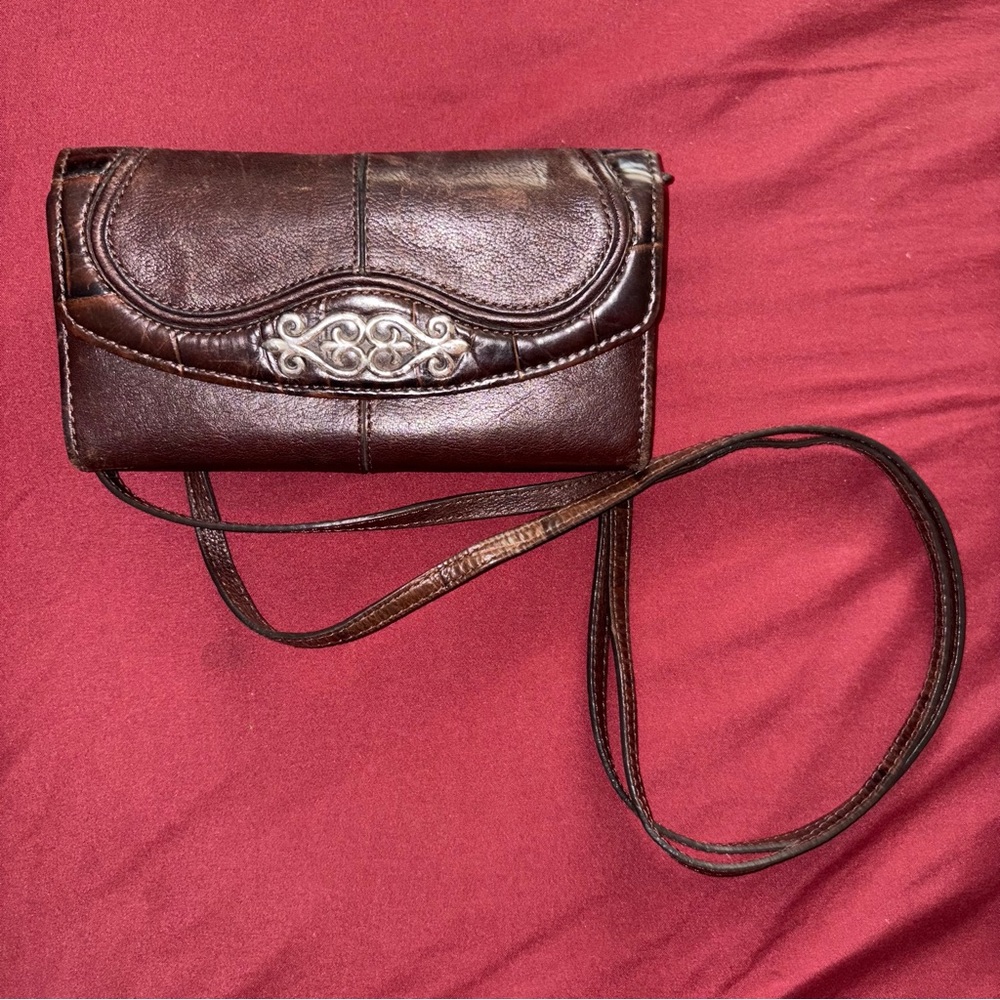Brighton Vintage Brown Leather Women's Wallet